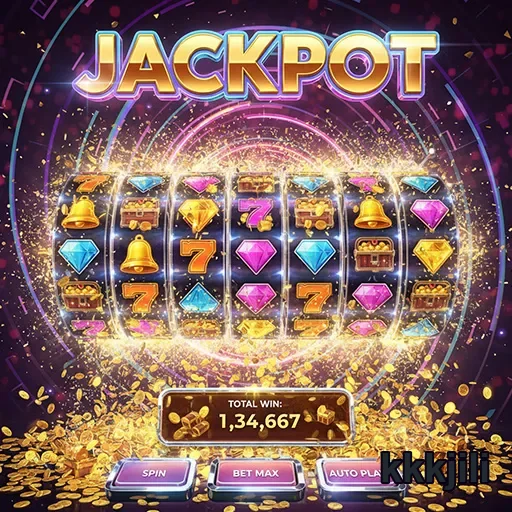 Mobile player enjoying thrilling slot games at kkkjili